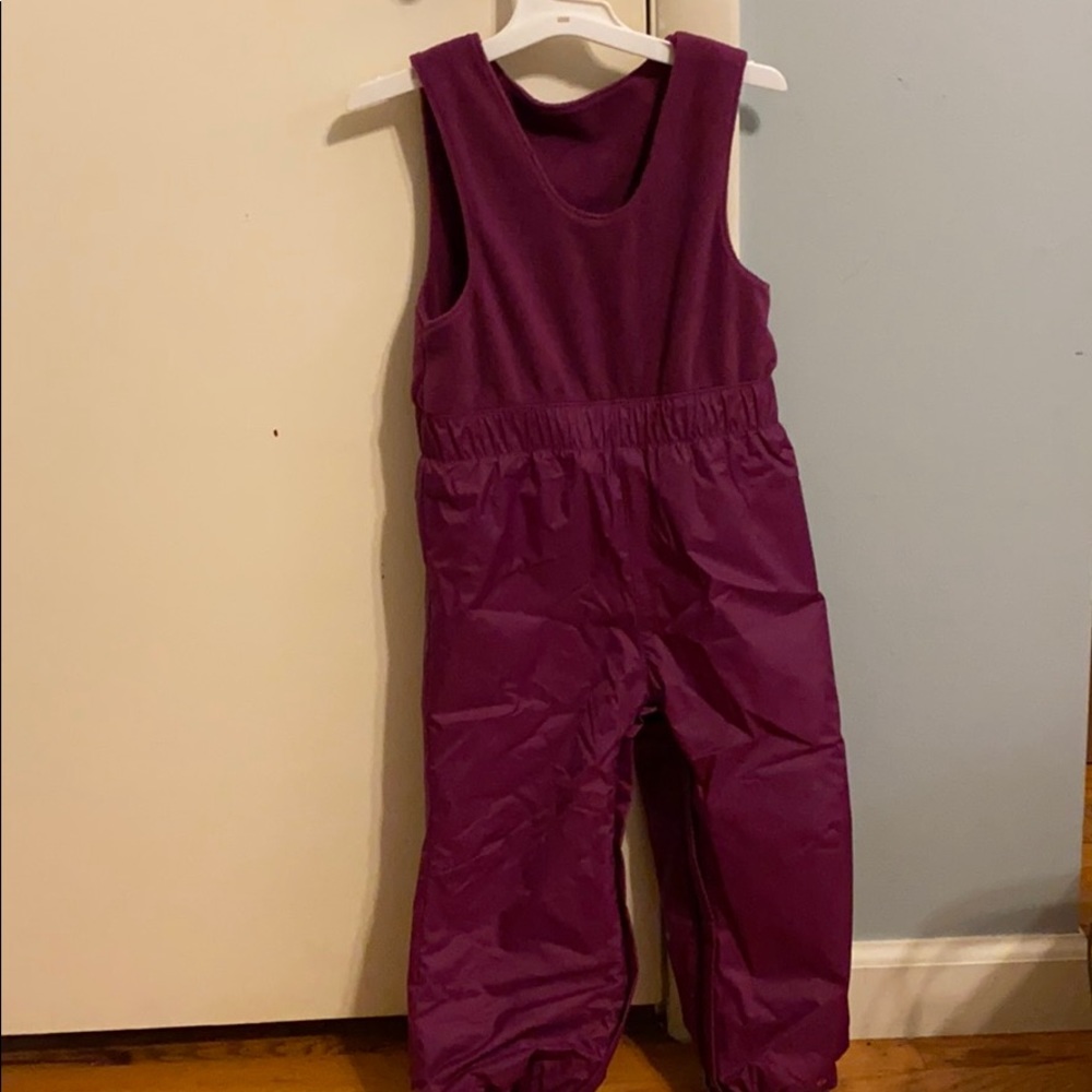 Toddler girl Columbia snow bib